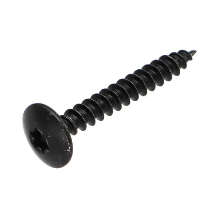 1 x Vis Penture 6X45 Filetage partiel TORX T30 Acier zingué noir