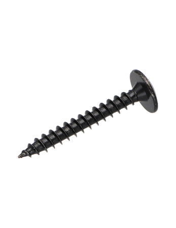 Vis Penture 6X45 Filetage partiel TORX T30 Acier zingué noir
