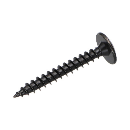 1 x Vis Penture 6X45 Filetage partiel TORX T30 Acier zingué noir