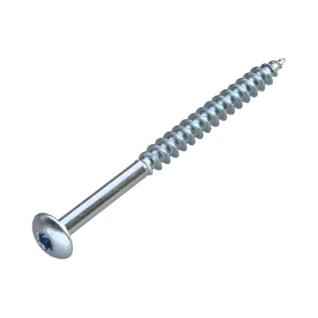 1 x Vis DORMANT 7X90 Filetée sur 60 TORX T30 Acier zingué