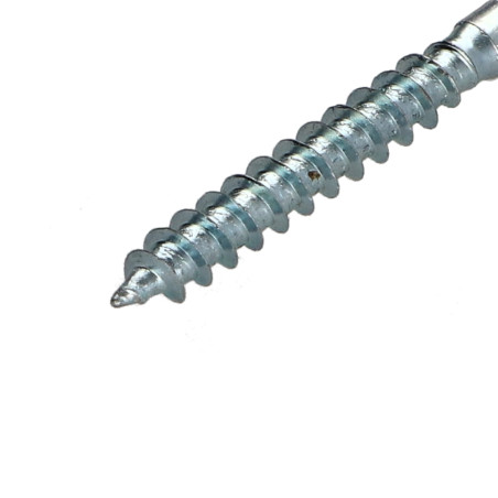 1 x VBA Vis bois agglo Tête fraisée Pozi N°2 4.5X40 Percée Acier zingué