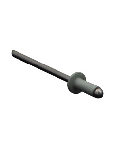 Rivet aveugle tout alu 3.2X8 Tête plate TA RAL7035 gris...