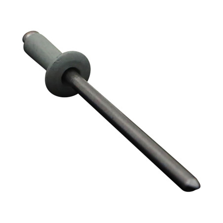 1 x Rivet aveugle tout alu 3.2X8 Tête plate TA RAL7035 gris clair