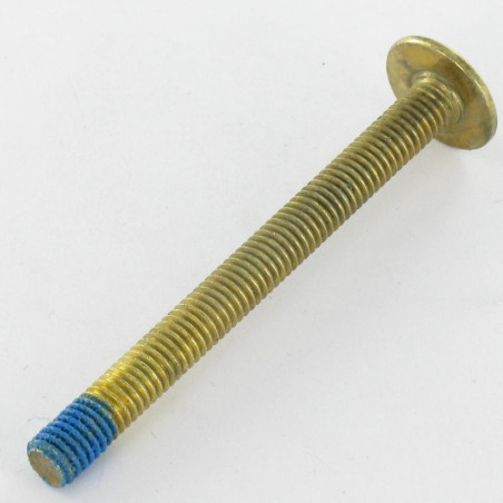 1 x Vis Poelier M6X65 Clé de 4 HC4 Acier laitonne Frein filet