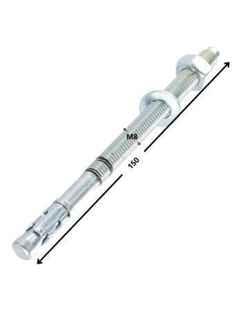 Goujon Ancrage R-XPT M8X150 Acier zingué RAWLPLUG
