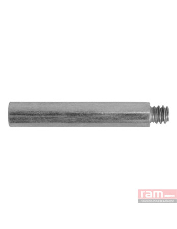 RALLONGE Patte à Vis RAM 7X50 Pas de 150 Acier zingué