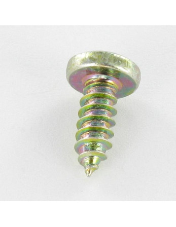 Vis tôle tête cylindrique bombée large Pozi 2.9X6.5 Bichromaté
