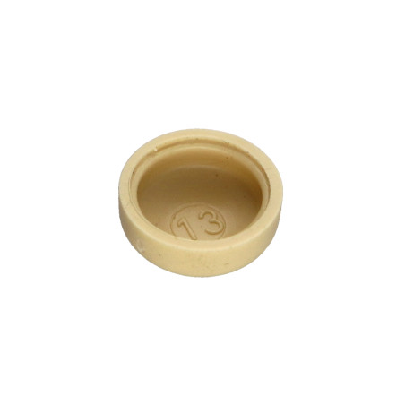 1 x Cache vis Tête cylindrique bombée TCB Vis tôle DE4.8 Polyéthylène RAL1014