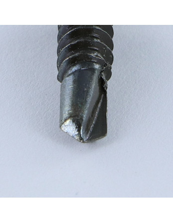 Vis autoperceuse Tête hexagonale TH 4.8X38 Filet tôle Acier zingué noir