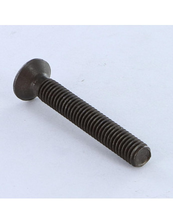 Vis métaux Tête fraisée bombée TFB Pozi M5X40 Acier zingué noir