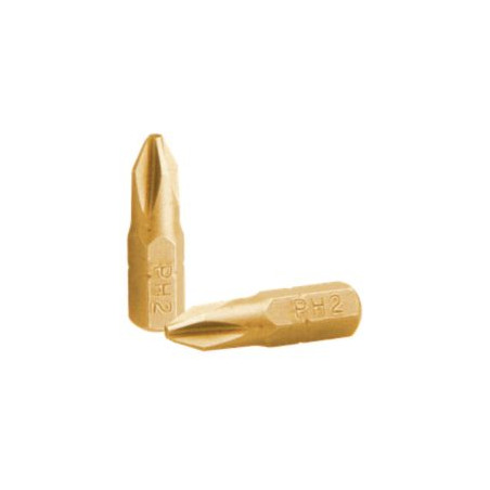 1 x Embout Qualité industrielle 1/4" C6.3 Titanium Phillips n° 1 Longueur 25