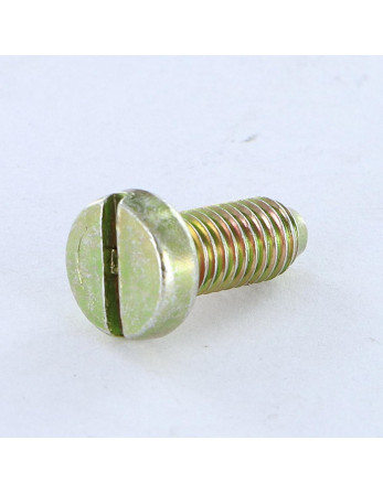 Vis métaux Tête cylindrique large TCL Fendue M5X12 B.P. Bichromaté