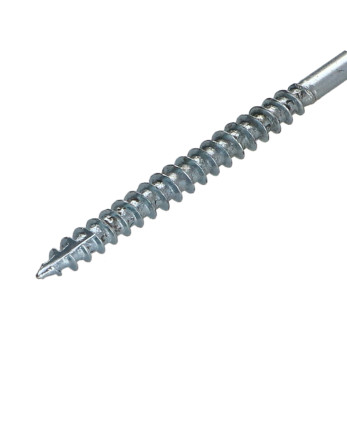 Vis bois TEKOR Tête fraisée Cranté 4.5X70 Filetée sur 42 TORX T25 Acier zingué Pointe antifendage type 17
