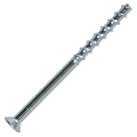 1 x Vis béton Tête fraisée TORX 10X90 Acier zingué