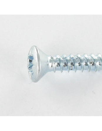 Vis tôle Tête fraisée bombée TFB Pozi 3.5X25 Acier zingué