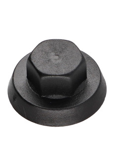 Capuchon Tête hexagonale TH Polyéthylène RAL9005 noir...