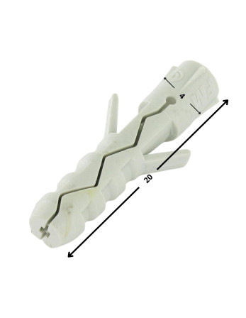 Cheville Nylon 4X20 Sans Collerette
