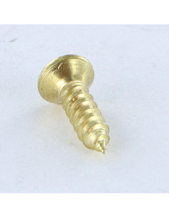 Vis tôle Tête fraisée bombée TFB Pozi 4.2X30 Acier laitonne