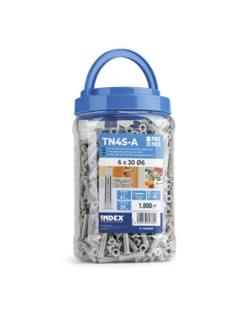 Seau de 1000 Cheville Nylon 6