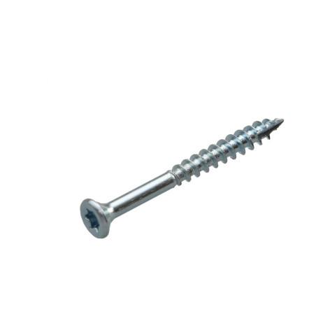 1 x Vis bois TEKOR Tête fraisée Cranté 4X35 TORX T20 Diamètre de tête: 7 Acier zingué Pointe antifendage type 17