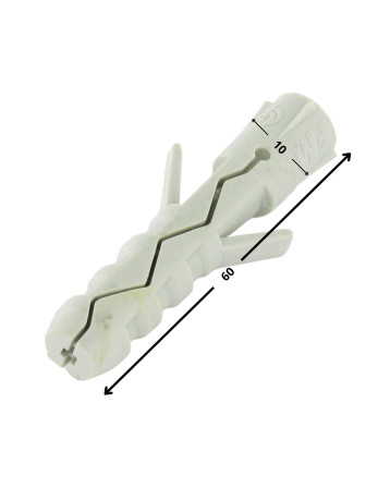 Cheville Nylon 10X60 Sans Collerette