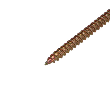 1 x VBA Vis bois agglo Tête fraisée Pozi N°2 3.5X35 Filetage total Bichromaté