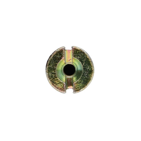 1 x Vis bois Tête fraisée Fendue Percée et taraudée 6X60 Bichromaté