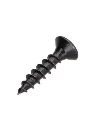 VBA Vis bois agglo Premium Tête fraisée Pozi N°2 4X20 Acier zingué noir