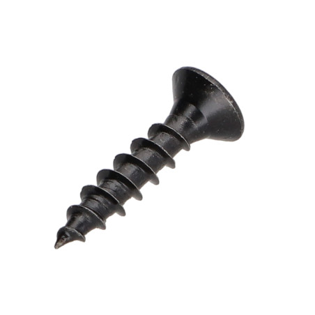 1 x VBA Vis bois agglo Premium Tête fraisée Pozi N°2 4X20 Acier zingué noir