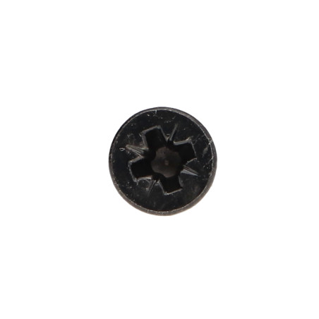 1 x VBA Vis bois agglo Premium Tête fraisée Pozi N°2 4X20 Acier zingué noir