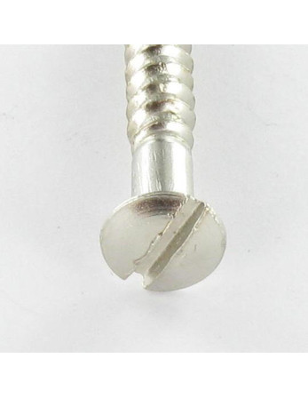Vis bois Tête fraisée bombée TFB Fendue 5X35 Acier chrome