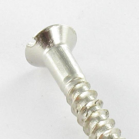 1 x Vis bois Tête fraisée bombée TFB Fendue 5X35 Acier chrome