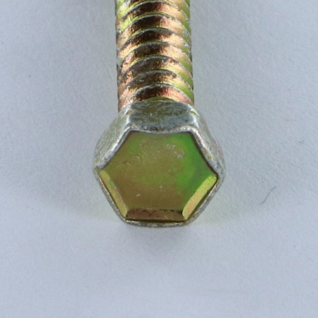 1 x Vis tôle Tête hexagonale TH 3.5X25 Bichromaté