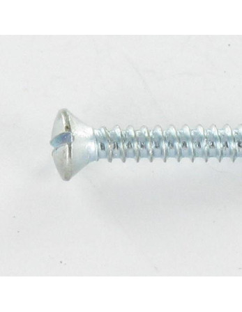 Vis tôle Tête fraisée bombée TFB Fendue 4.2X50 Acier zingué