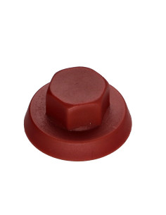 Capuchon Tête hexagonale TH Polyéthylène RAL3011 rouge...