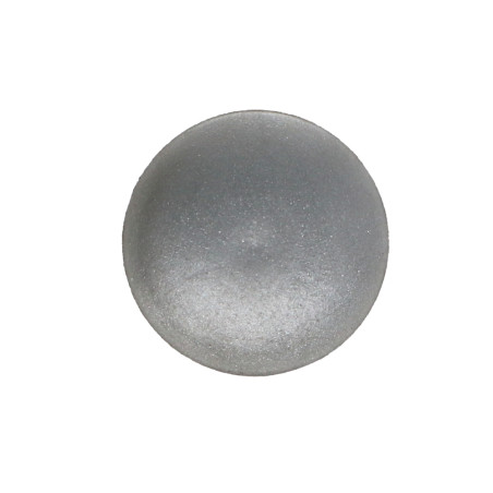 1 x Cache tête de vis Polyéthylène Diamètre de tête: 12 Diametre de tige 2.5 Longueur tige 5 RAL9006 aluminium blanc