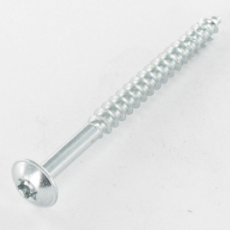 1 x VBA Vis bois agglo Poelier 6X90 Filetée sur 50 TORX T30 Acier zingué 200 Heures brouillard salin sans rouille rouge