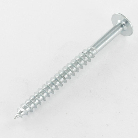 1 x VBA Vis bois agglo Poelier 6X90 Filetée sur 50 TORX T30 Acier zingué 200 Heures brouillard salin sans rouille rouge