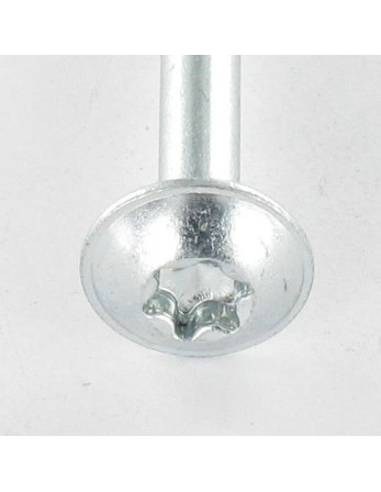 VBA Vis bois agglo Poelier 6X90 Filetée sur 50 TORX T30 Acier zingué 200 Heures brouillard salin sans rouille rouge