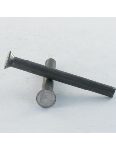 Rivet à frapper Tête fraisée 4X12 Acier brut