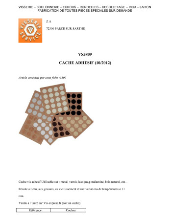 Cache adhésif Diamètre 20 Gris RAL7035 gris clair