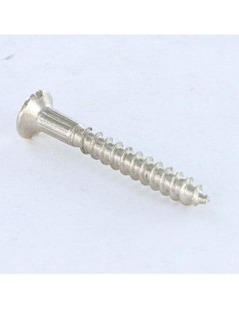 Vis bois Tête fraisée bombée TFB Fendue 2.5X20 Acier nickelé microvis