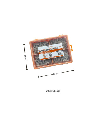 Assortiment de 325 Cheville UNIVERSELLES