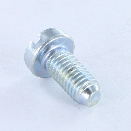 1 x Vis métaux Tête cylindrique large TCL Fendue M5X12 B.P. Acier zingué