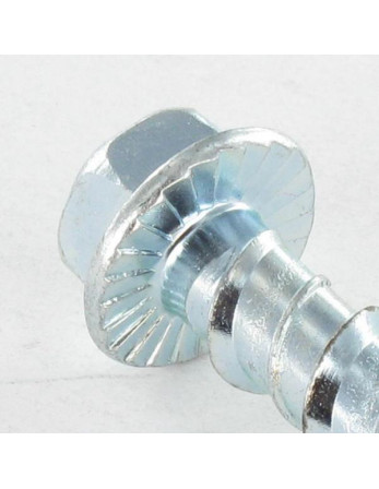 Vis béton Tête hexagonale TH Embase collerette 14X150 Prépercage de 12X150 Acier zingué
