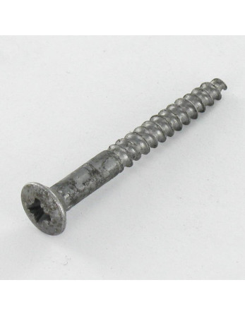 Vis bois Tête fraisée bombée TFB Pozi N°2 4X35 Acier brut