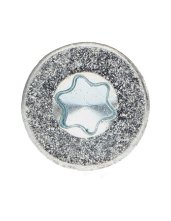 Vis charpente TEKOR Tête fraisée Cranté TORX T40 10X100 Filetée sur 60 Pointe antifendage type 17 Acier zingué