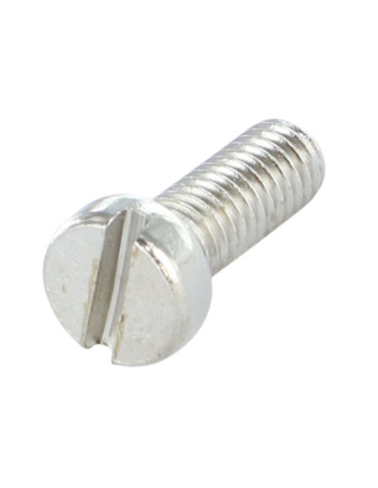 Vis métaux Tête cylindrique TC Fendue M5X35 zingué cr3 96 hbs sans rouille rouge
