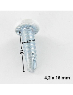 Vis autoperceuse Tête cylindrique TC EMPR Carré 4.2X16... 2