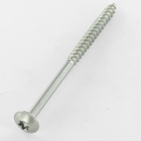 1 x VBA Vis bois agglo Poelier 6X70 Filetée sur 50 TORX T30 Acier zingué 200 Heures brouillard salin sans rouille rouge